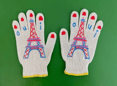 Eiffel Tower gardening gloves for sale near me