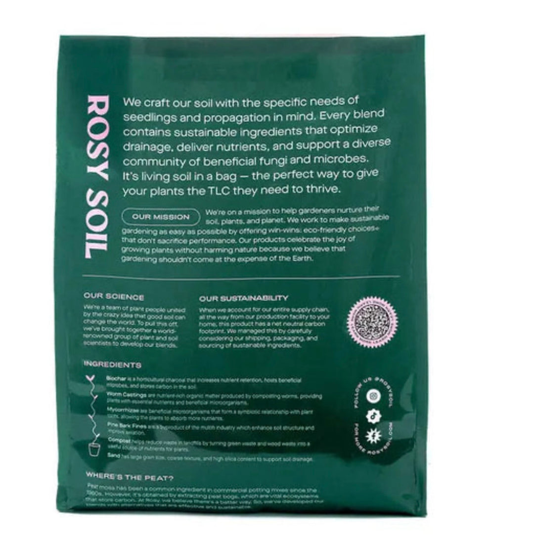 4qt Organic Seedling and Propagation Mix - Rosy Soil - New Arrival 
