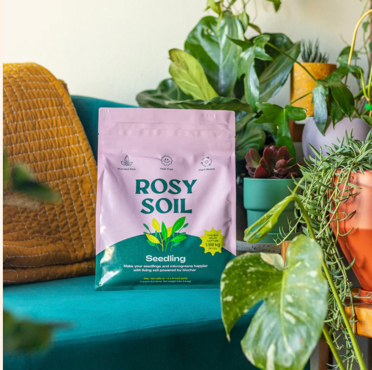 Rosy Soil Organic Seedling and Propagation Mix