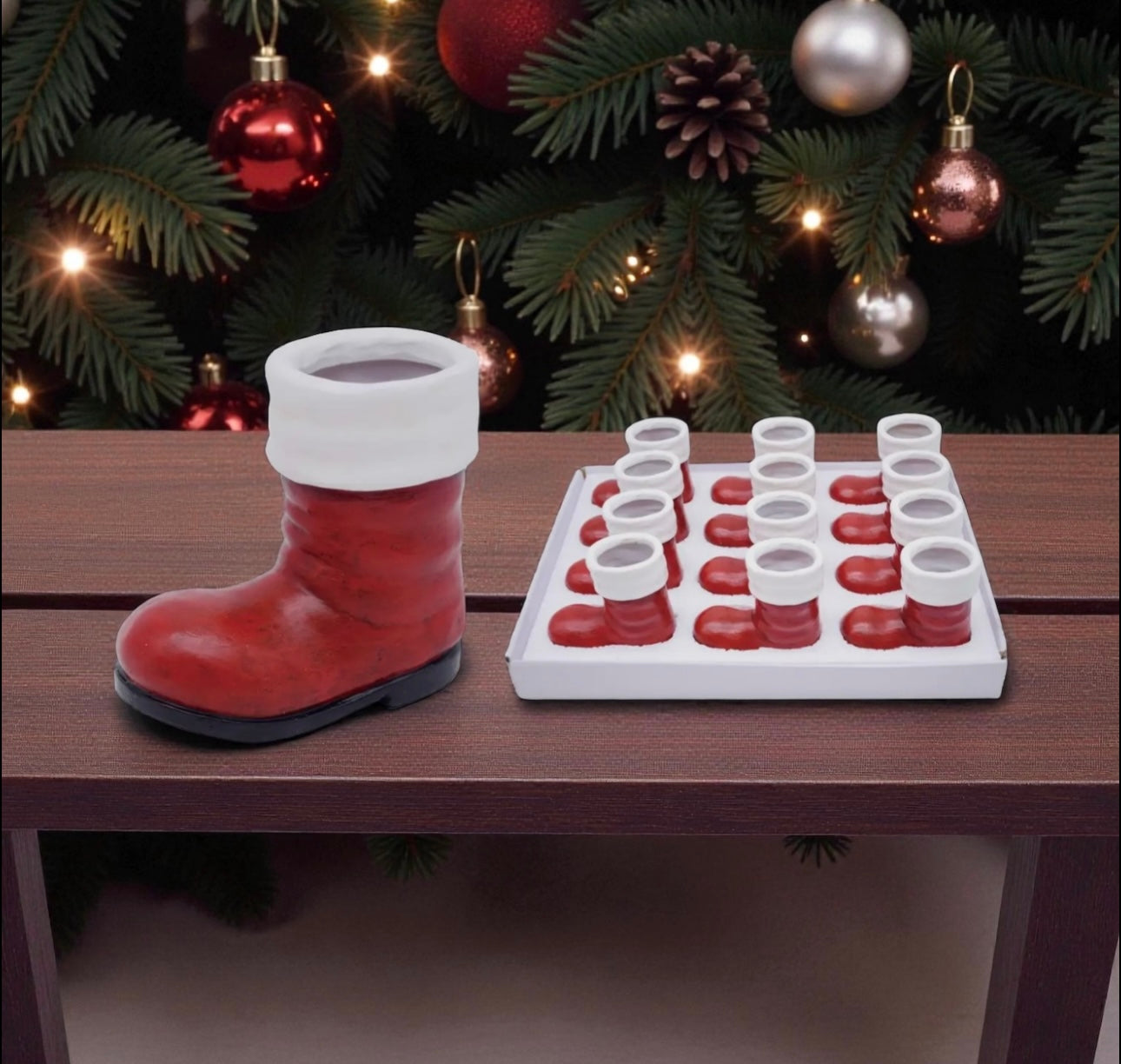 Christmas Boot Planter