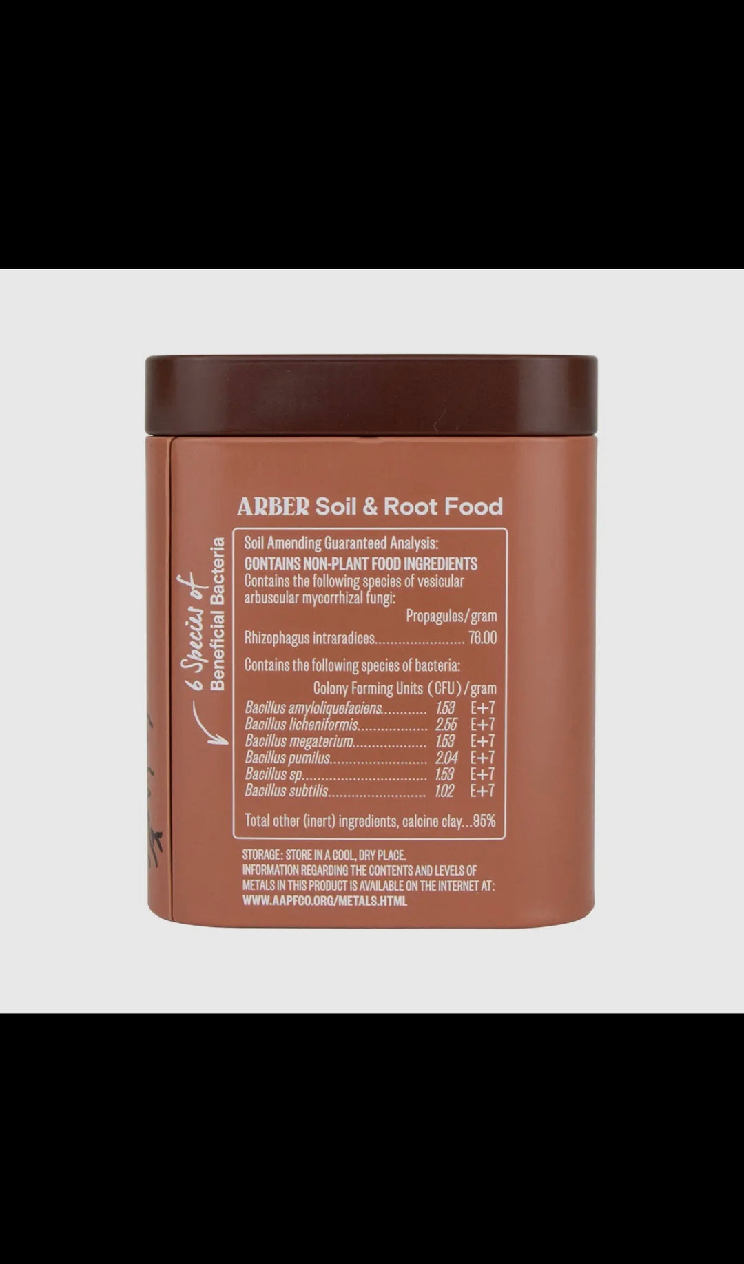 Organic Arber Soil & Root Food W Mycorrhizae Ingredients 