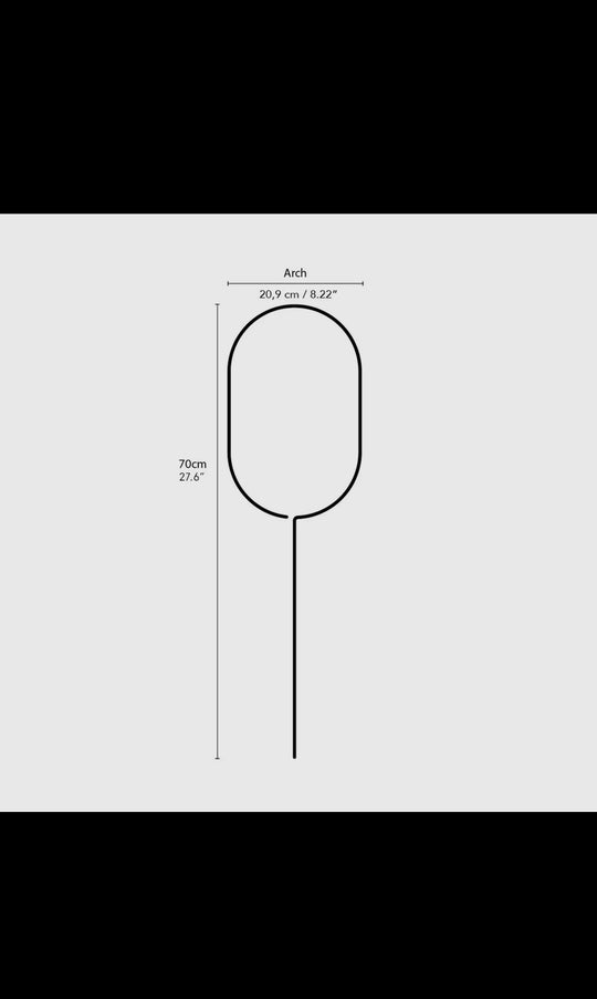 Golden Plant Stake / Trellis Specs