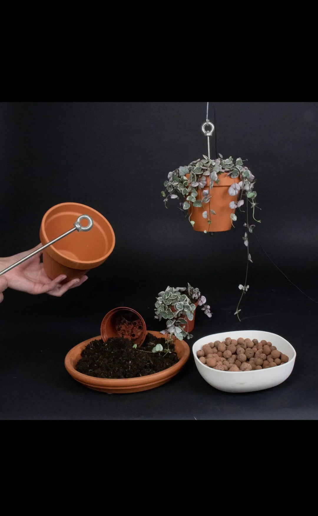 Hanging Planter System For Plant Pots